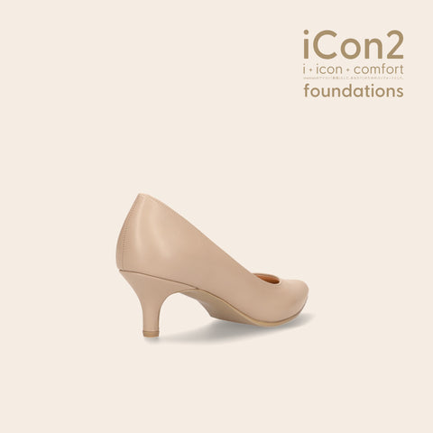 iCon2 Foundations 2024：ポインテッドトゥ パンプス（F5718）モイストシフォン/mamian（マミアン）