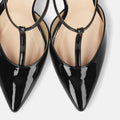 30%OFF：2025SS：Tストラップ バックバンド パンプス（m72008）ブラックE/mamian（マミアン）