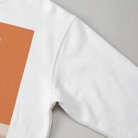 予約：urday【cat】アートワークスウェットシャツ（u-a-sw-0001-05）ホワイト