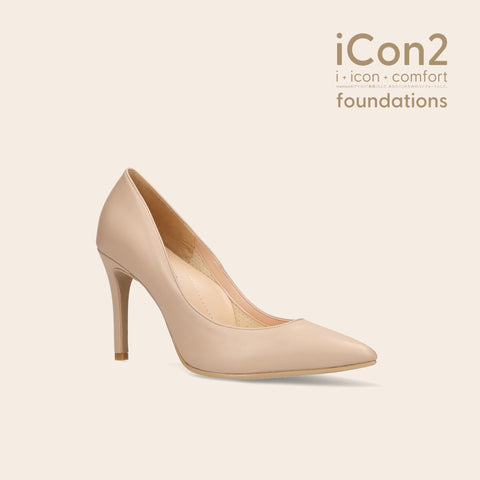 iCon2 Foundations 2023：ポインテッドトゥ パンプス（F970）モイストシフォン/mamian（マミアン）